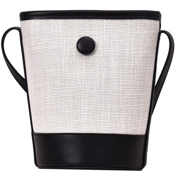 bucket type contrast color bag female 2019 tide linen woven fashion beach bag korean version of diagonal shoulder
bucket type contrast color bag female 2019 tide linen woven fashion beach bag korean version of diagonal shoulder
