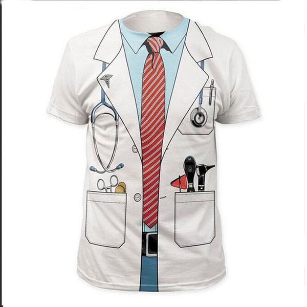 new fashion mens / womans doctor shirt summer style funny 3d print casual t-shirt plus size af0550, White;black
new fashion mens / womans doctor shirt summer style funny 3d print casual t-shirt plus size af0550, White;black