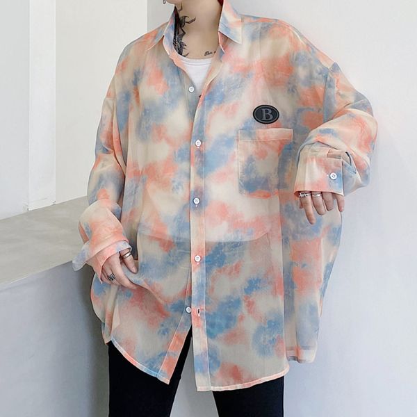 men's casual shirts men summer thin long sleeve loose print shirt male streetwear comfortable party stage show dress sunscreen cardigan, White;black
men's casual shirts men summer thin long sleeve loose print shirt male streetwear comfortable party stage show dress sunscreen cardigan, White;black