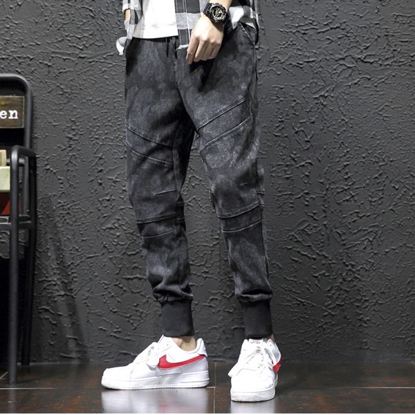spring and summer fashion splice hip hop streetwear joggers easy pants men male brand new camouflage long pants, Black
spring and summer fashion splice hip hop streetwear joggers easy pants men male brand new camouflage long pants, Black