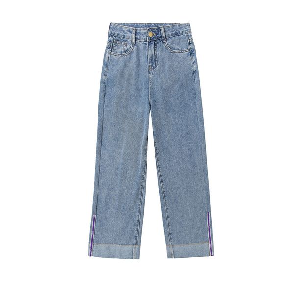 spring 2019 new korean version of high-waisted denim wide-leg trousers for female korean students harajuku baggy straight pants, Blue
spring 2019 new korean version of high-waisted denim wide-leg trousers for female korean students harajuku baggy straight pants, Blue