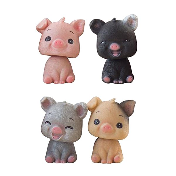 hand painted cute shaking head pig statue 
hand painted cute shaking head pig statue