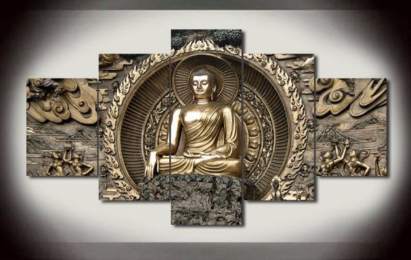 5 pieces print buddha painting on canvas art picture for living room wall decor home decor wall art painting no frame
5 pieces print buddha painting on canvas art picture for living room wall decor home decor wall art painting no frame