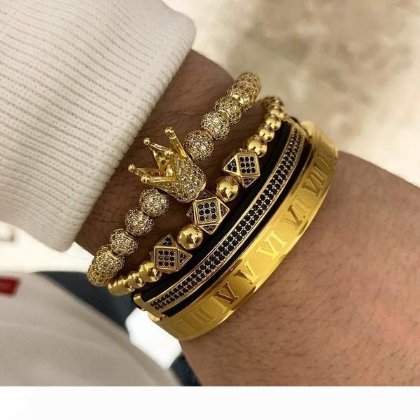 luxury royal crown charm bracelet men fashion 2019 fahsion new gold braided adjustable men bracelet for jewelry gift, Golden;silver
luxury royal crown charm bracelet men fashion 2019 fahsion new gold braided adjustable men bracelet for jewelry gift, Golden;silver
