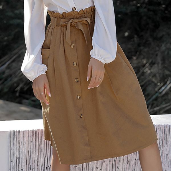wenyujh summer bohemia high waist beach summer skirts women midi korean button sashes skirt girls pleated school skirt bottoms, Black
wenyujh summer bohemia high waist beach summer skirts women midi korean button sashes skirt girls pleated school skirt bottoms, Black