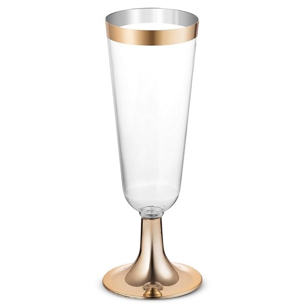 24plastic gold rimmed champagne flutes | 5.5 oz. clear hard disposable party & wedding glass other dinnerware
24plastic gold rimmed champagne flutes | 5.5 oz. clear hard disposable party & wedding glass other dinnerware