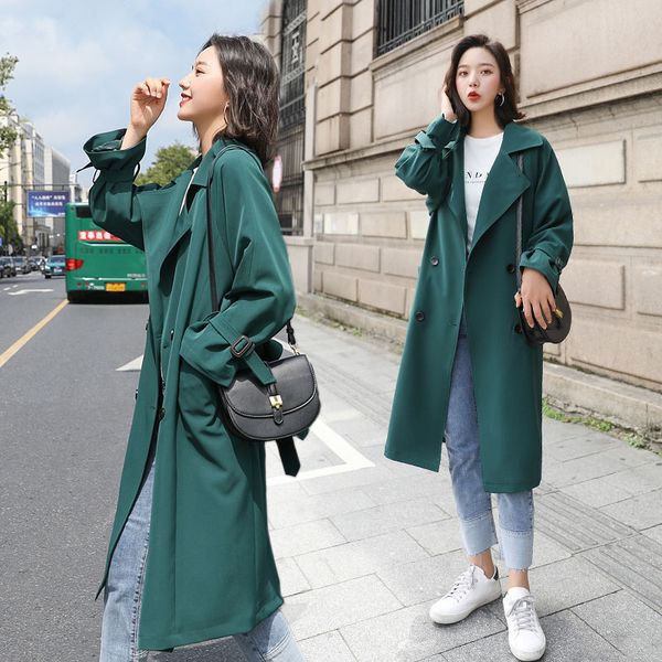 2020 осень новых женщин вскользь пальто припуска двубортного vintage омывается outwear свободных орденских лент широкой талии одежда t166, Tan;black
2020 осень новых женщин вскользь пальто припуска двубортного vintage омывается outwear свободных орденских лент широкой талии одежда t166, Tan;black