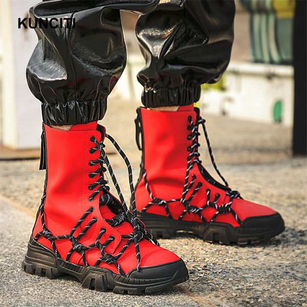 2019 kunciti hip hop ladies rope gladiator boots lace up dancing shoes fashion online cool red booties new designer d9250, Black
2019 kunciti hip hop ladies rope gladiator boots lace up dancing shoes fashion online cool red booties new designer d9250, Black