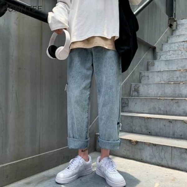 jeans men solid holes straight fashion retro ins ankle-length korean style leisure oversize mens trousers all-match chic simple, Blue
jeans men solid holes straight fashion retro ins ankle-length korean style leisure oversize mens trousers all-match chic simple, Blue