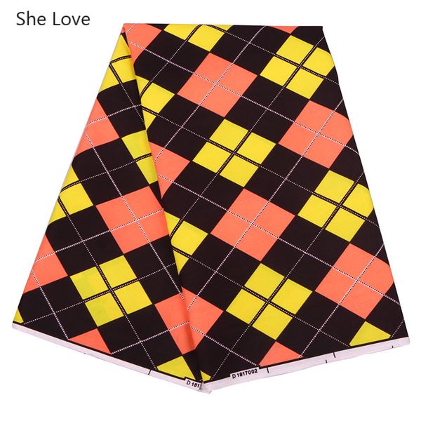 she love 1yard ankara african polyester wax print fabric colorful square grid african fabric for party dress making accessories, Black;white
she love 1yard ankara african polyester wax print fabric colorful square grid african fabric for party dress making accessories, Black;white