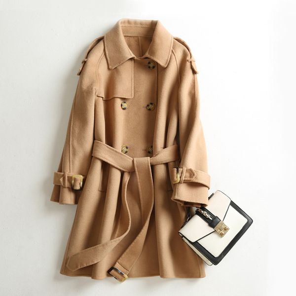 autumn and winter korean fashion plus size 2019 popular high end black blet long loose double-sided 100% wool coat women jacket
autumn and winter korean fashion plus size 2019 popular high end black blet long loose double-sided 100% wool coat women jacket