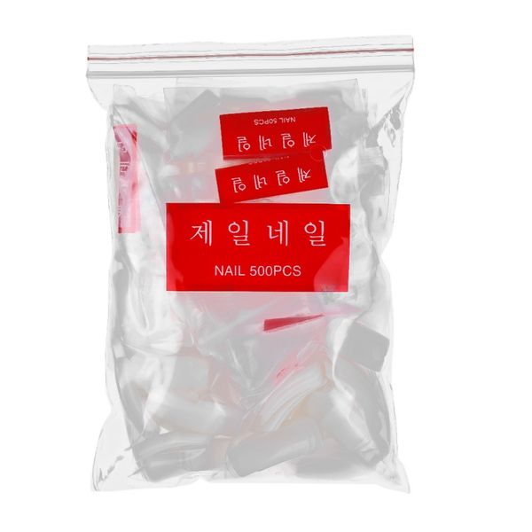 500pcs half-sticking nail tips clear and white nail art tips smooth extension art fake nails manicure accessories, Red;gold
500pcs half-sticking nail tips clear and white nail art tips smooth extension art fake nails manicure accessories, Red;gold