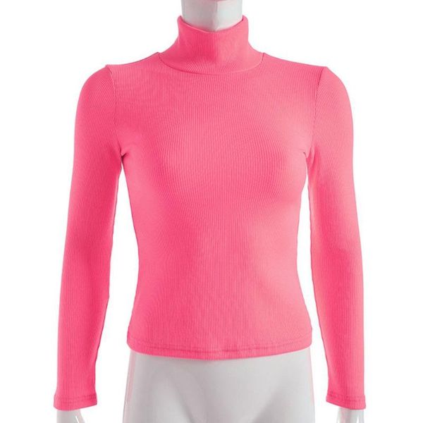 neon solid color autumn winter ribbed t shirt women long sleeve turtleneck t-shirt knitted, White;red
neon solid color autumn winter ribbed t shirt women long sleeve turtleneck t-shirt knitted, White;red