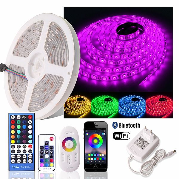 5m 300 светодиодов гибкий rgb rgbw led light strip non-waterproof rgb led лента лента свет + wifi / bluetooth/2.4 g / rf пульт дистанционног
5m 300 светодиодов гибкий rgb rgbw led light strip non-waterproof rgb led лента лента свет + wifi / bluetooth/2.4 g / rf пульт дистанционног