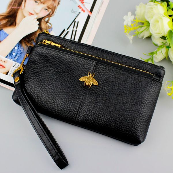 100% genuine leather womens wallet fashion zippers bag long coin purse brand female clutch ladies real leather wallets, Red;black
100% genuine leather womens wallet fashion zippers bag long coin purse brand female clutch ladies real leather wallets, Red;black