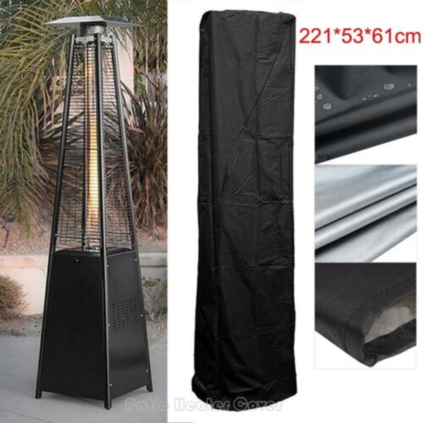 221x53x61cm polyester pyramid 220cm outdoor black patio gas heater cover waterproof protectors garden waterproof
221x53x61cm polyester pyramid 220cm outdoor black patio gas heater cover waterproof protectors garden waterproof