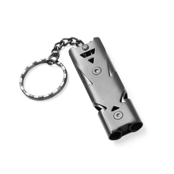 stainless steel double tube outdoor high decibel whistle camping survival whistle sounder life-saving
stainless steel double tube outdoor high decibel whistle camping survival whistle sounder life-saving