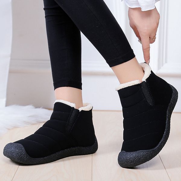 sarairis 2020 plus size 46 keep warm plush russia for cold winter indoor outdoor snow boots female shoes women boots woman shoes, Black
sarairis 2020 plus size 46 keep warm plush russia for cold winter indoor outdoor snow boots female shoes women boots woman shoes, Black