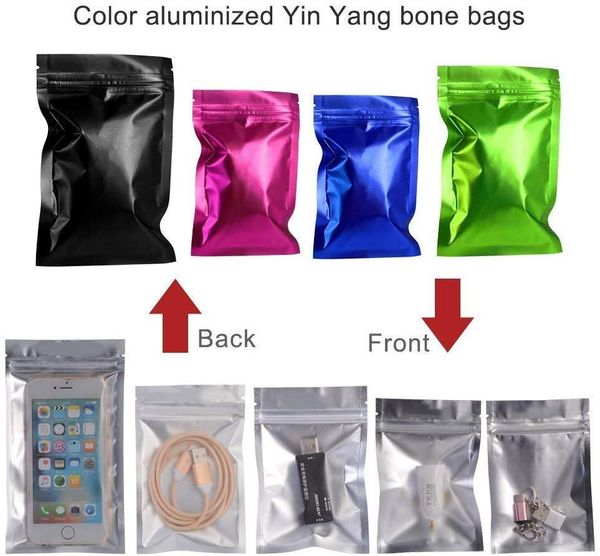 100pcs multi color resealable zip mylar bag food storage aluminum foil bags plastic smell proof bag in stock mix colors
100pcs multi color resealable zip mylar bag food storage aluminum foil bags plastic smell proof bag in stock mix colors