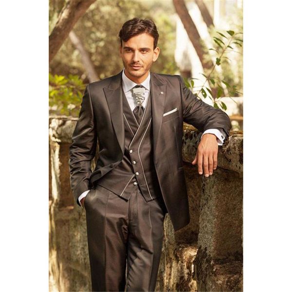 2019 latest coat pant designs italian dark brown men suit tuxedo groom slim fit 3 pieces mens suits custom prom blazer masculino, White;black
2019 latest coat pant designs italian dark brown men suit tuxedo groom slim fit 3 pieces mens suits custom prom blazer masculino, White;black