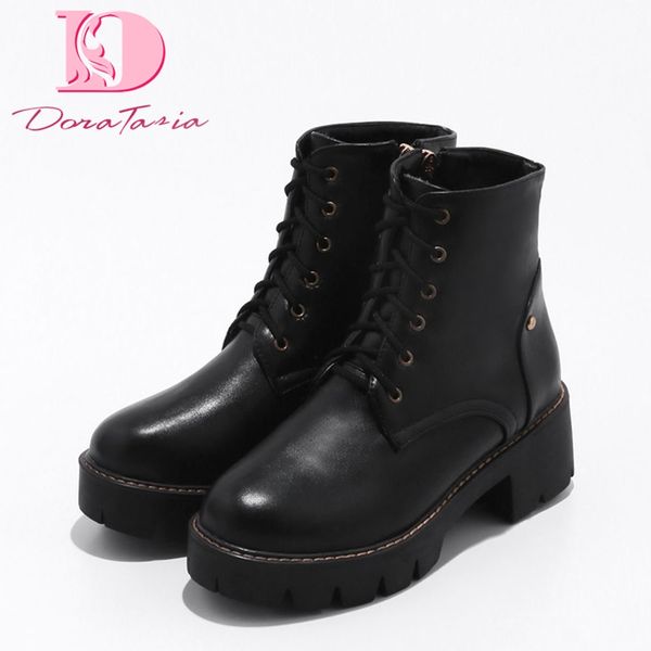 doratasia 2019 large size 43 square heel ankle boots woman shoes casual shoelaces shoes women motorcycles boots, Black
doratasia 2019 large size 43 square heel ankle boots woman shoes casual shoelaces shoes women motorcycles boots, Black