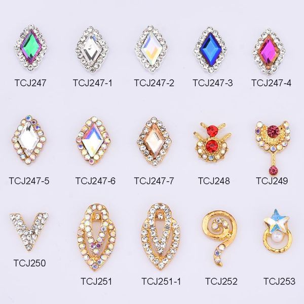 nail art decorations 10pcs designs arrives rhombus drop strass 3d crystal gem decoration jewelry rhinestones for decoracion unas tcj247, Silver;gold
nail art decorations 10pcs designs arrives rhombus drop strass 3d crystal gem decoration jewelry rhinestones for decoracion unas tcj247, Silver;gold