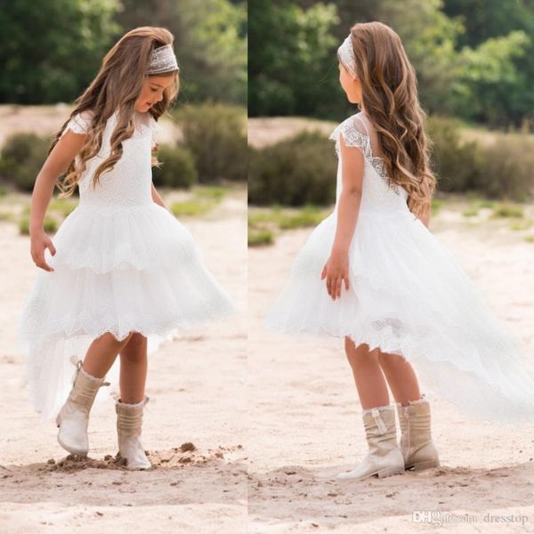 2020 white bohemian flower girls dresses jewel neck lace kids wear tiered skirts backless appliqued girls pageant gowns, White;blue
2020 white bohemian flower girls dresses jewel neck lace kids wear tiered skirts backless appliqued girls pageant gowns, White;blue