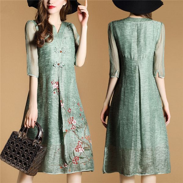 sleeve half robe vintage geen women summer dress 2020 vestidos ukraine v-neck slim women's dresses large sizes fyy476 's es, Black;gray
sleeve half robe vintage geen women summer dress 2020 vestidos ukraine v-neck slim women's dresses large sizes fyy476 's es, Black;gray