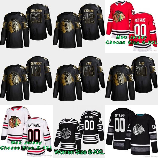 12 Alex DeBrincat 2019 Golden Edition Chicago Blackhawks 88 Patrick Kane 20 Saad 42 Gustav Forsling 63 Carl Dahlstrom Hockey Jerseys
12 Alex DeBrincat 2019 Golden Edition Chicago Blackhawks 88 Patrick Kane 20 Saad 42 Gustav Forsling 63 Carl Dahlstrom Hockey Jerseys