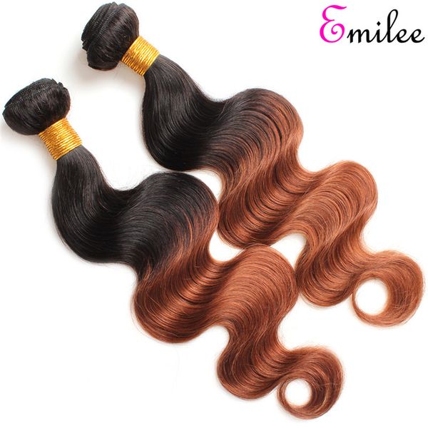 emilee brown ombre hair bundles t1b/30 two tone color hair malaysian ombre body wave hair bundles 12 inch, Black
emilee brown ombre hair bundles t1b/30 two tone color hair malaysian ombre body wave hair bundles 12 inch, Black