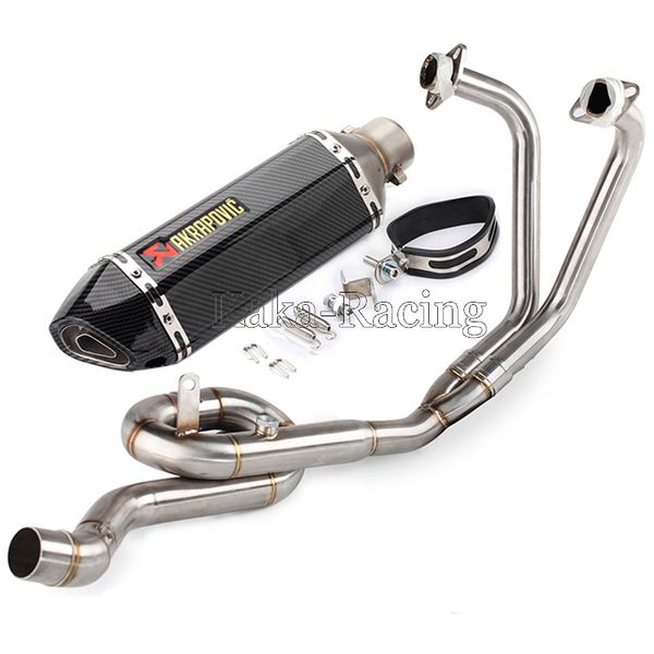 mt03 akrapovic motorcycle exhaust muffler full system slip-on front link pipe escape for yzf r3 r25 2014 - 2017 2018 2019
mt03 akrapovic motorcycle exhaust muffler full system slip-on front link pipe escape for yzf r3 r25 2014 - 2017 2018 2019