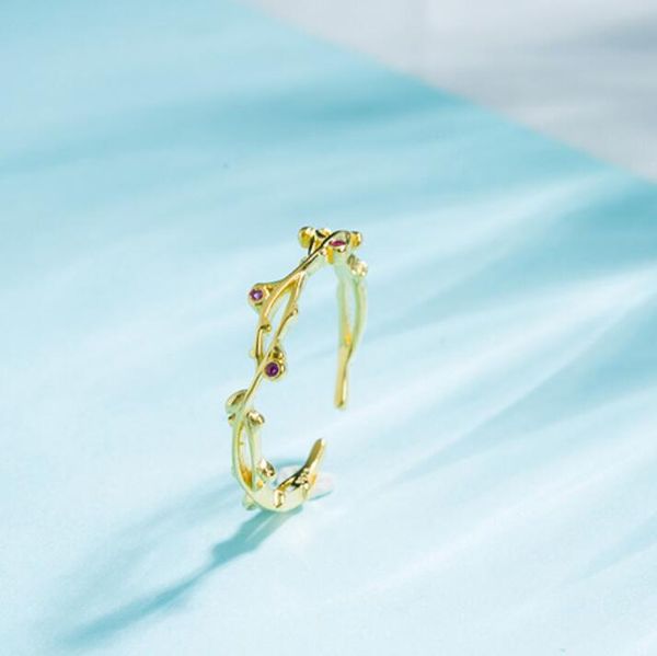 jewelry s925 sterling silver rings the leaves of branches open band rings for women fashion
jewelry s925 sterling silver rings the leaves of branches open band rings for women fashion
