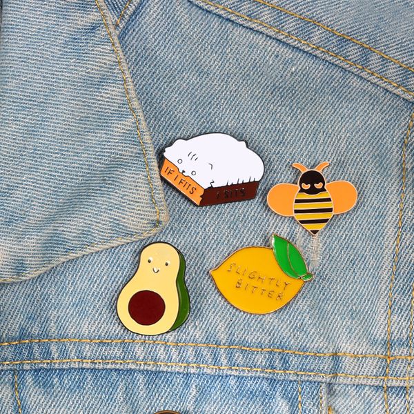 cartoon cute brooch lemon avocado bee cat enamel pin shshd for women backpack badges jackets lapel pin fashion kids jewelry gift, Gray
cartoon cute brooch lemon avocado bee cat enamel pin shshd for women backpack badges jackets lapel pin fashion kids jewelry gift, Gray