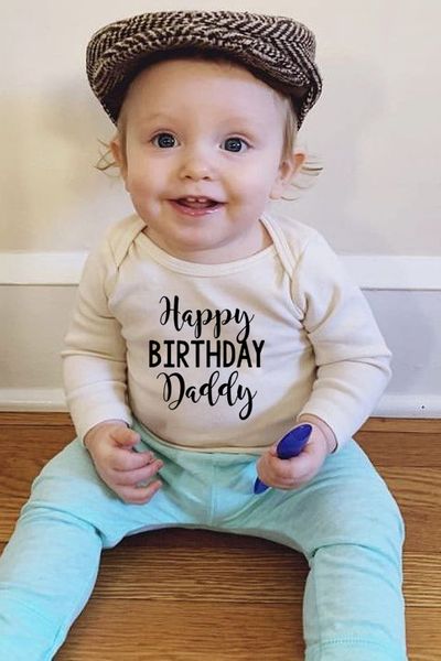 happy birthday daddy baby funny rompers boys girls autumn long sleeve romper babe winter jumpsuit one piece ropa, Blue
happy birthday daddy baby funny rompers boys girls autumn long sleeve romper babe winter jumpsuit one piece ropa, Blue