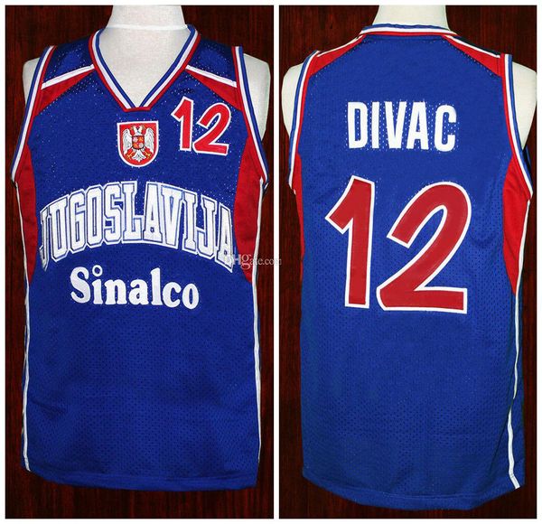 vlade divac #12 team jugoslavija yugoslavia serbia blue retro basketball jerseys mens stitched custom any number name, Black;red
vlade divac #12 team jugoslavija yugoslavia serbia blue retro basketball jerseys mens stitched custom any number name, Black;red