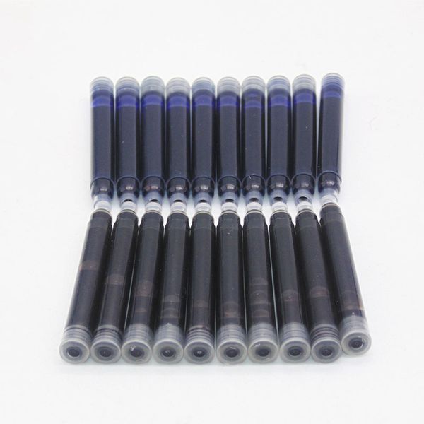 fountain pens wholesale 10pcs disposable blue and black pen ink cartridge refills length gb23
fountain pens wholesale 10pcs disposable blue and black pen ink cartridge refills length gb23