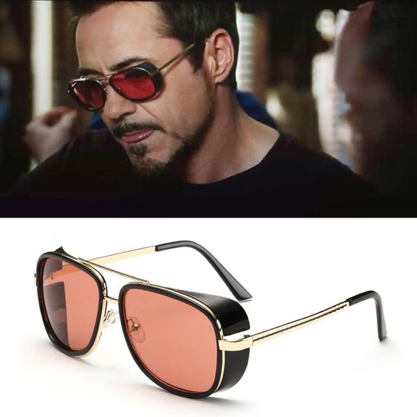 iron steampunk sunglasses men sunglasses stark vintage sun glasses uv400 goggles retro flat tony fashion shade eyewear new, White;black
iron steampunk sunglasses men sunglasses stark vintage sun glasses uv400 goggles retro flat tony fashion shade eyewear new, White;black