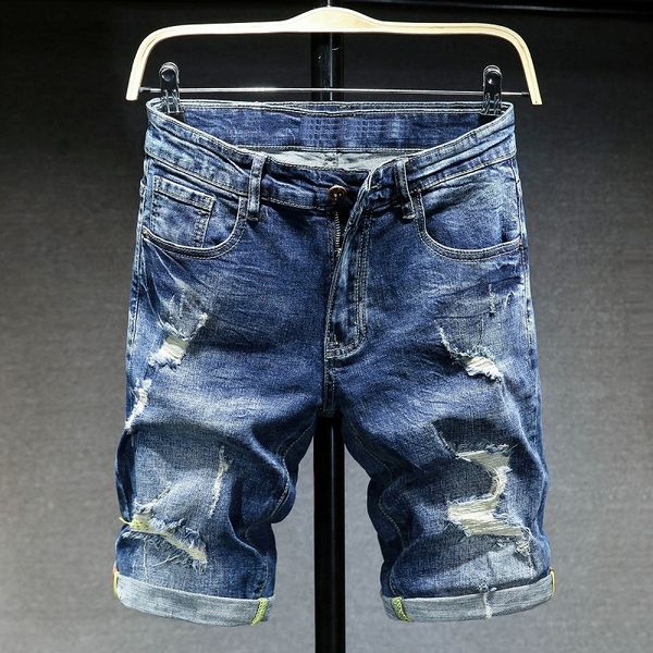 new summer men holes denim shorts stretch jeans shorts men slim fit blue denim knee length short jeans
new summer men holes denim shorts stretch jeans shorts men slim fit blue denim knee length short jeans