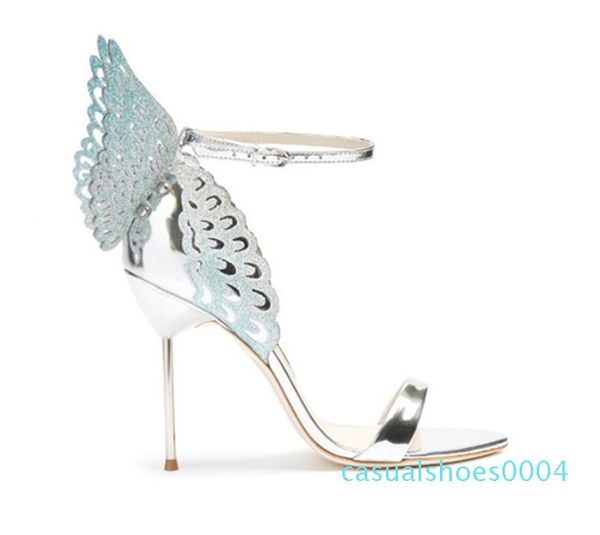 women colorful butterfly sandals ankle wrap angel wings stiletto high heels gladiator sandals party wedding shoes woman c04, Black
women colorful butterfly sandals ankle wrap angel wings stiletto high heels gladiator sandals party wedding shoes woman c04, Black