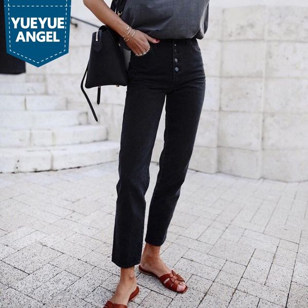2019 new high waist ankle length jeans woman classic straight button vintage loose jeans street style blue black harem pants
2019 new high waist ankle length jeans woman classic straight button vintage loose jeans street style blue black harem pants