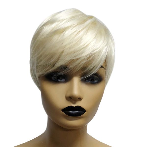 wigs human hair wigs for women, short straight wig with bangs, natural looking, 10inch, wig cap included, Black
wigs human hair wigs for women, short straight wig with bangs, natural looking, 10inch, wig cap included, Black