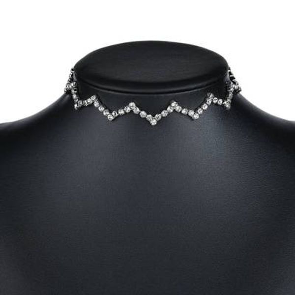 new trend personality fashion delicate wavy choker necklace for women personality necklace ladies jewelry n1355, Silver
new trend personality fashion delicate wavy choker necklace for women personality necklace ladies jewelry n1355, Silver