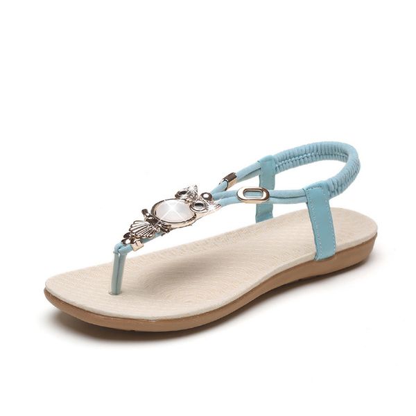 fashion summer bohemian women sandals beach shoes elastic casual female beaded open toe roman low flat shoes sandalias, Black
fashion summer bohemian women sandals beach shoes elastic casual female beaded open toe roman low flat shoes sandalias, Black
