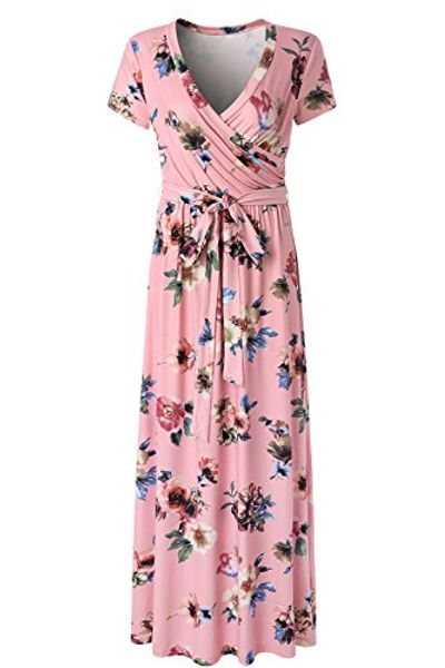 kranda womens vintage floral print short sleeve maxi long party dress, Black;gray
kranda womens vintage floral print short sleeve maxi long party dress, Black;gray