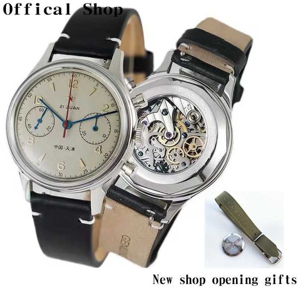 1963 watch complete limited edition exhibition w/ extra leather band chronograph seagull movement st1901 mechanical men watches, Slivery;brown
1963 watch complete limited edition exhibition w/ extra leather band chronograph seagull movement st1901 mechanical men watches, Slivery;brown
