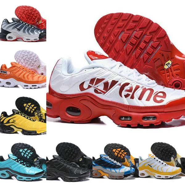 sell 2019 original mens tn sports shoes air tn plus chaussures requin designer fashion breathable mesh luxury jogging casual sneaker, Black 
sell 2019 original mens tn sports shoes air tn plus chaussures requin designer fashion breathable mesh luxury jogging casual sneaker, Black