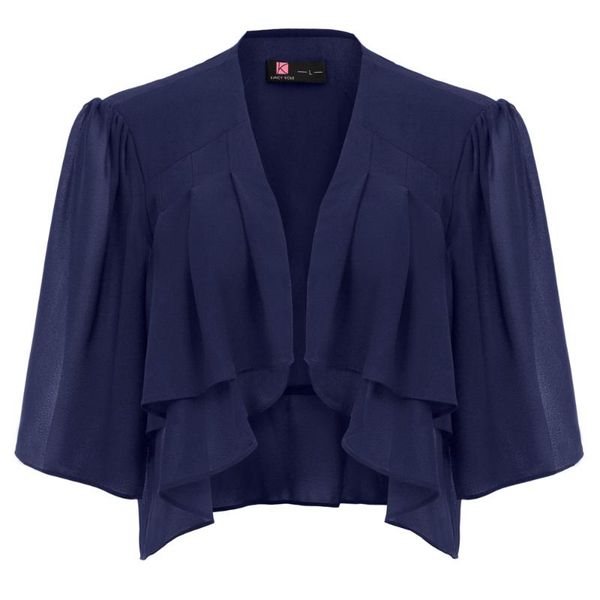 women's jackets womens ladies 3/4 sleeve chiffon bolero crop shrug open front summer cardigan, Black;brown
women's jackets womens ladies 3/4 sleeve chiffon bolero crop shrug open front summer cardigan, Black;brown
