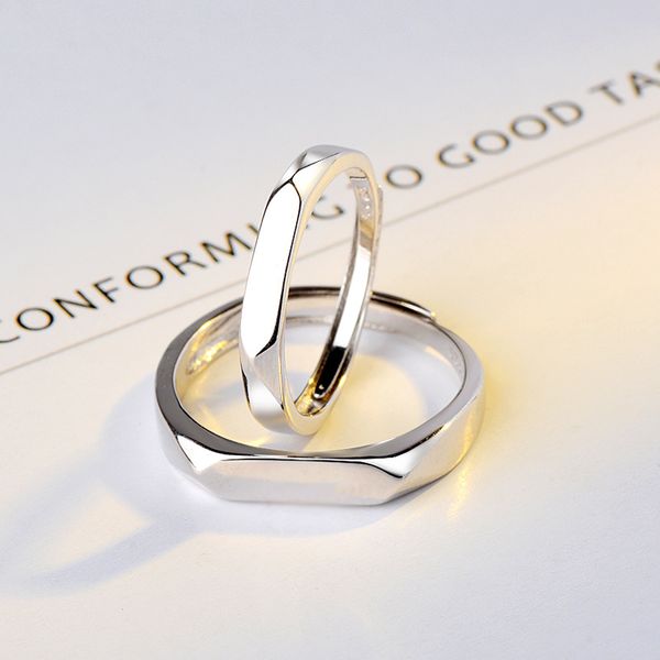 s925 sterling silver couple ring пара простых букв для мужчин и женщин в японской и корейской версиях студенты вздыхают мост поцелуй купл, Golden;silver
s925 sterling silver couple ring пара простых букв для мужчин и женщин в японской и корейской версиях студенты вздыхают мост поцелуй купл, Golden;silver