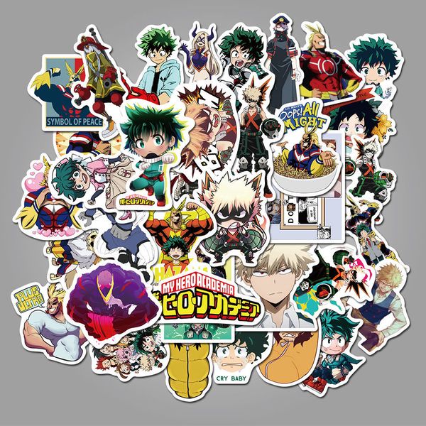 50 pcs car stickers my hero college for skateboard lapfridge helmet stickers pad bicycle bike motorcycle ps4 notebook guitar pvc decal
50 pcs car stickers my hero college for skateboard lapfridge helmet stickers pad bicycle bike motorcycle ps4 notebook guitar pvc decal