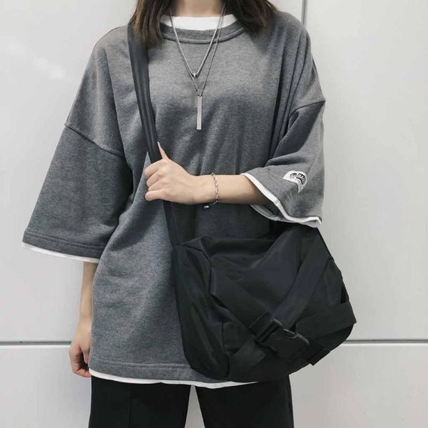 solid color waterproof nylon shoulder messenger package ladies cool tooling bag fashion single shoulder crossbody bag
solid color waterproof nylon shoulder messenger package ladies cool tooling bag fashion single shoulder crossbody bag